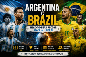 Argentina vs Brazil Head-to-Head Record Stats & History