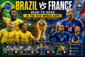 Brazil vs France Head-to-Head in the FIFA World Cup