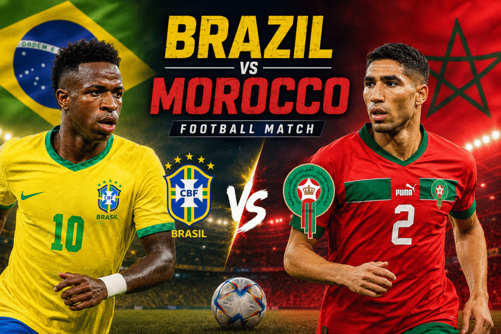 Brazil vs Morocco Football Match Head-to-Head Record, Stats, History & Tactical Analysis