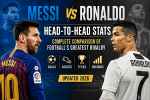Messi vs Ronaldo Head-to-Head Stats Complete Comparison of Football’s Greatest Rivalry (Updated 2026)