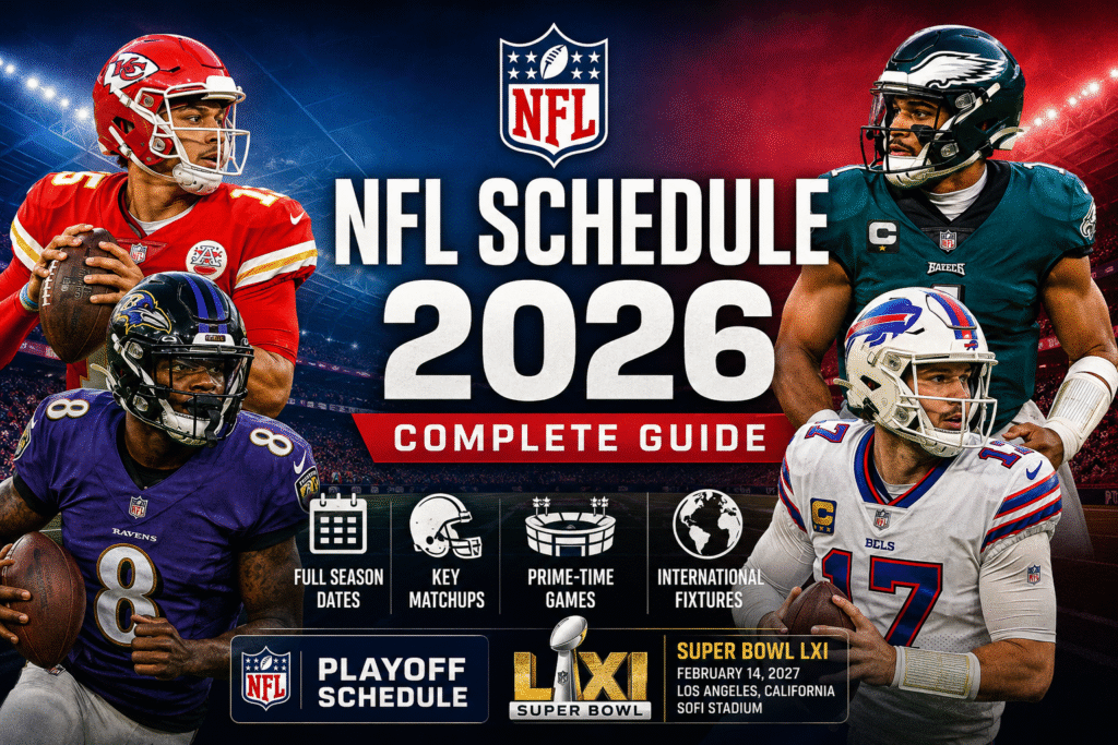 NFL Schedule 2026