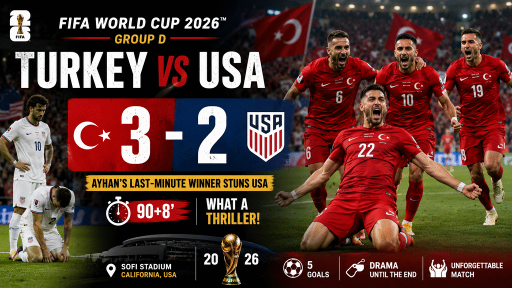 Turkey vs USA FIFA World Cup 2026 Delivers Another Classic
