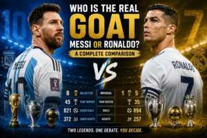 Who Is the Real GOAT Messi or Ronaldo A Complete Comparison