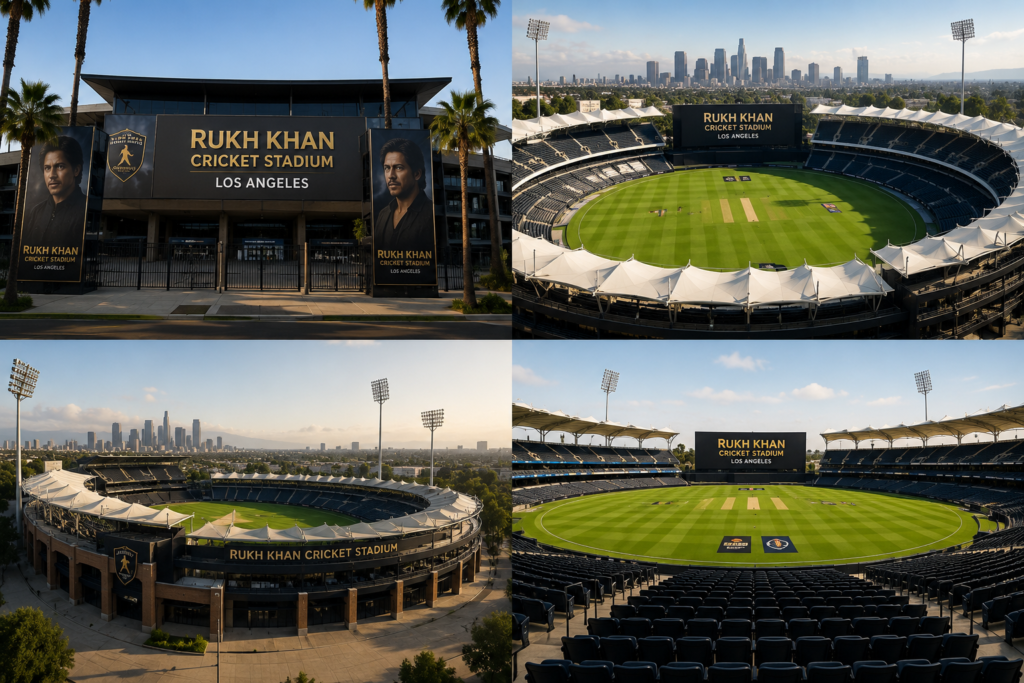 Shah Rukh Khan Cricket Stadium $21M Los Angeles