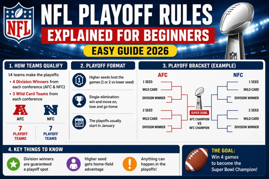 NFL Playoff Rules Explained for Beginners (Easy Guide 2026)