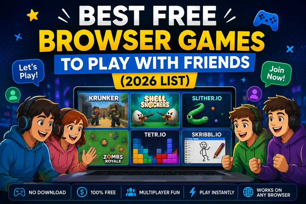 Best Free Browser Games to Play With Friends (2026 List)