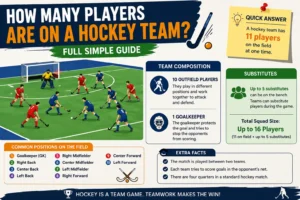 How Many Players Are on a Hockey Team? Full Simple Guide