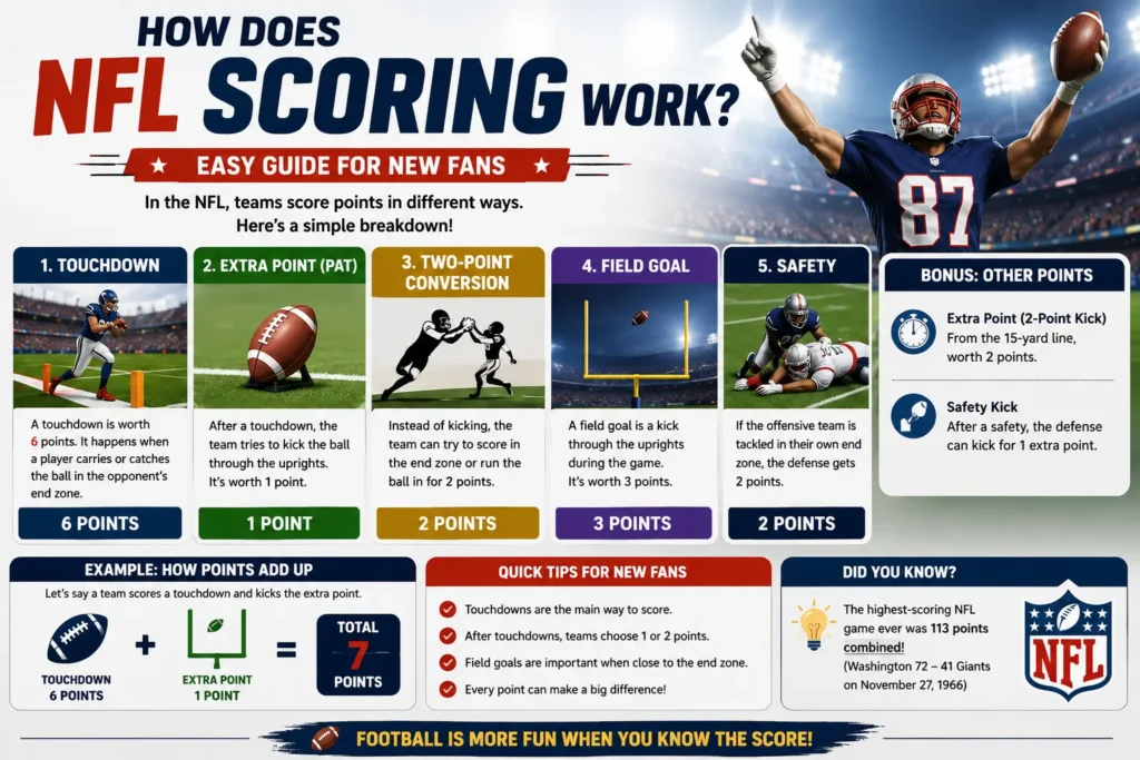 How Does NFL Scoring Work? Easy Guide for New Fans
