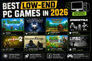 Best Low-End PC Games in 2026 (That Run Smooth on Old PCs)