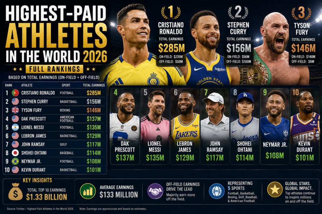 Highest-Paid Athletes in the World