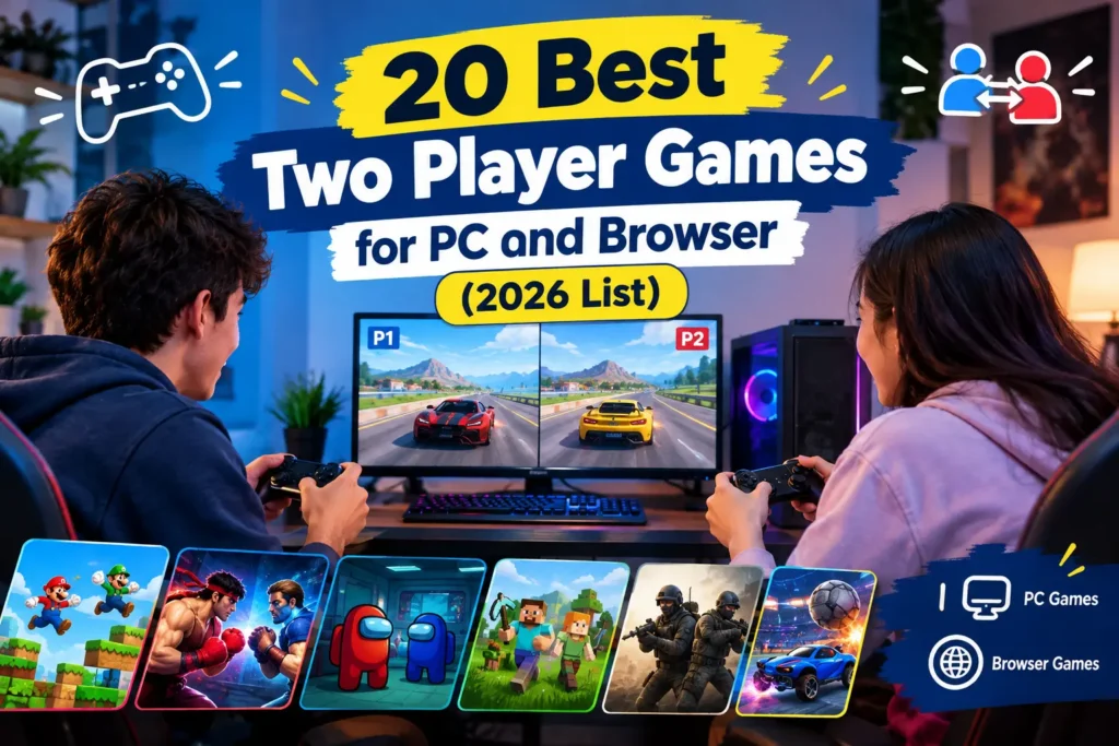 20 Best Two Player Games for PC and Browser (2026 List)