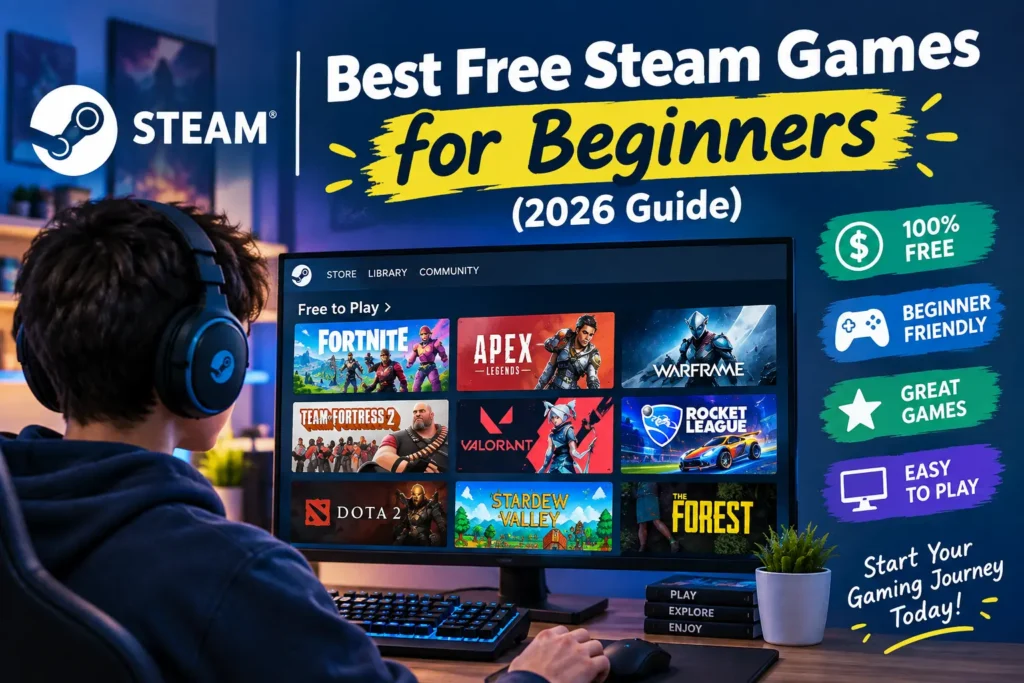Best Free Steam Games for Beginners (2026 Guide)