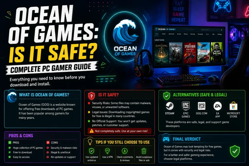 Ocean of Games: Is It Safe? Complete PC Gamer Guide Ocean of Games: Is It Safe? Complete PC Gamer Guide