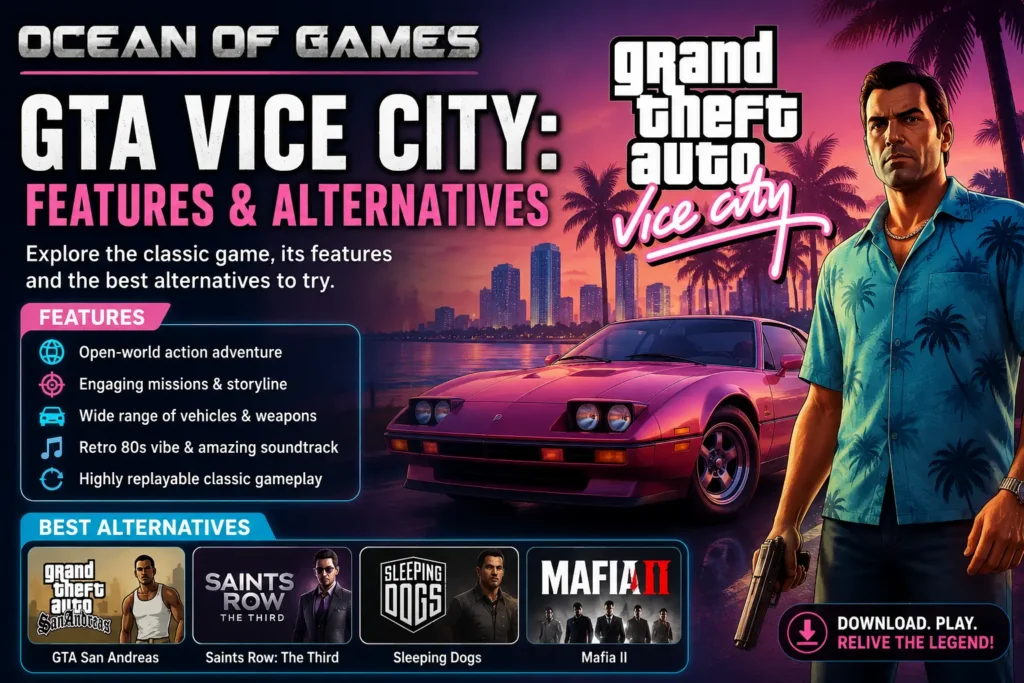 Ocean of Games GTA Vice City: Features & Alternatives