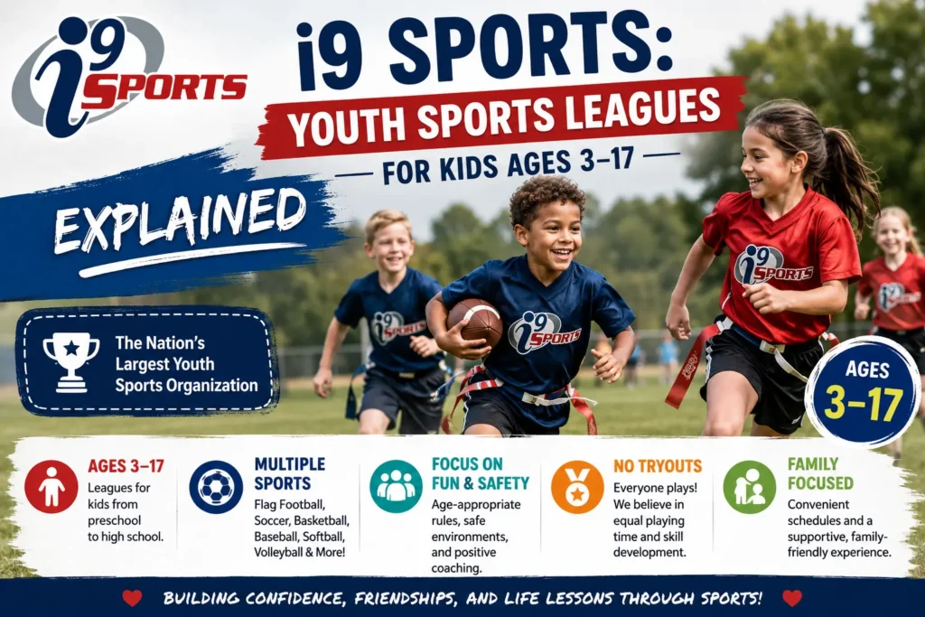 i9 Sports: Youth Sports Leagues for Kids Ages 3–17 Explained i9 Sports: Youth Sports Leagues for Kids Ages 3–17 Explained